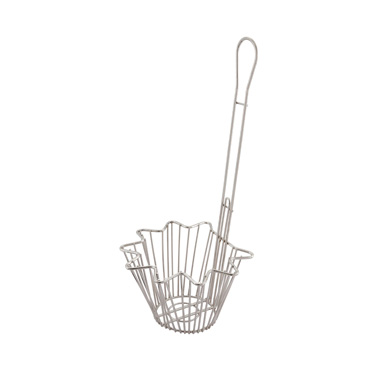 Winco TB-20 Taco Salad Bowl Basket - 8-.3"Dia., Nickel Plated