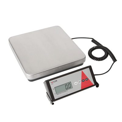 Taylor TE150 Receiving Scale, digital, 150 lb. x 1/4 lb. / 68 kg x 0.1 kg capacity