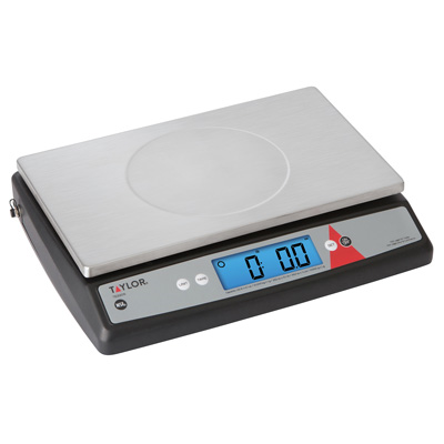 Taylor TE22OS Portion Control Scale, digital, 22 lb. x 0.1 oz./10 kg x 1 g capacity