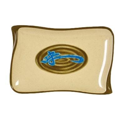 Thunder Group 1608J BBQ Plate, 5-3/4" X 4", Wave Shape, BPA Free, NSF