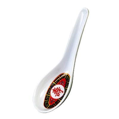 Thunder Group 7002TR Chinese Spoon, 1/2 Oz, 4-3/4" X 1-3/8", BPA Free, NSF