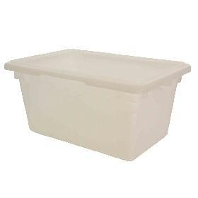 Thunder Group PLFB121809PP 12" X 18" X 9", 4.75 Gal Food Storage Box, White