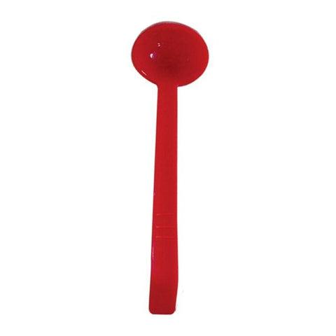 Thunder Group PLOP013RD 13" One-Piece Ladle , Polycarbonate, 1 Oz, Red, NSF