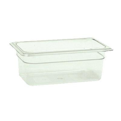 Thunder Group PLPA8144 Quarter Size 4" Deep Polycarbonate Food Pan