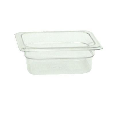 Thunder Group PLPA8162 Sixth Size 2-1/2" Deep Polycarbonate Food Pan