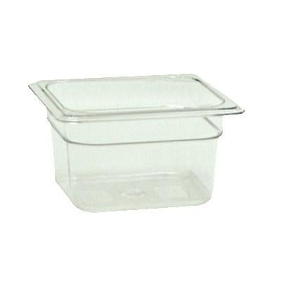 Thunder Group PLPA8164 Sixth Size 4" Deep Polycarbonate Food Pan