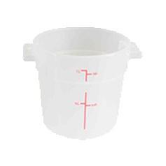 Thunder Group PLRFT301TL 1 Qt Round Food Storage Container, Translucent