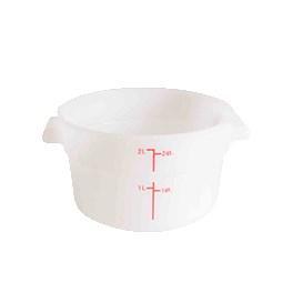 Thunder Group PLRFT302PP 2 Qt. Round Container, White