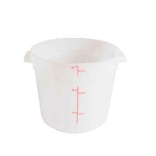 Thunder Group PLRFT306PP 6 Qt. Round Container, White