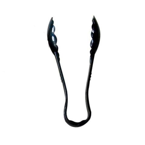 Thunder Group PLSGTG009BK 9" Polycarbonate Scallop Grip Tongs, Black, NSF