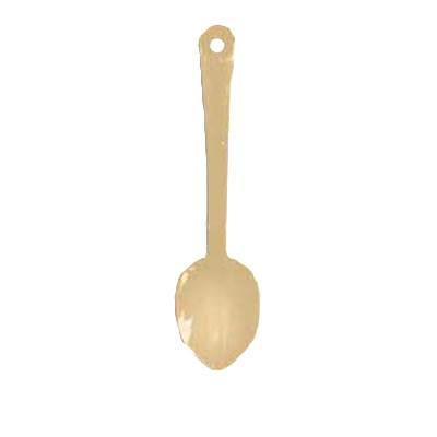 Thunder Group PLSS111BG Serving Spoon, 11", Solid, Dishwasher Safe, Polycarbonate, Beige, NSF