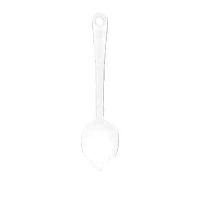 Thunder Group PLSS111CL Serving Spoon, 11", Solid, Dishwasher Safe, Polycarbonate, Clear, NSF