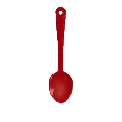 Thunder Group PLSS111RD Serving Spoon, 11", Solid, Dishwasher Safe, Polycarbonate, Red, NSF