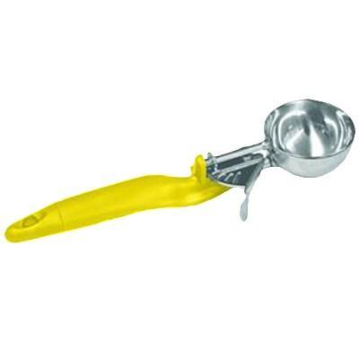 Thunder Group SLDS020L 1-5/8 Oz Lever Disher #20 Ergonomic Handle Yellow, NSF