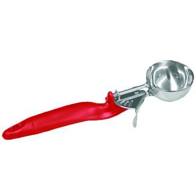 Thunder Group SLDS024L 1-1/3 Oz Lever Disher #24 Ergonomic Handle Red, NSF