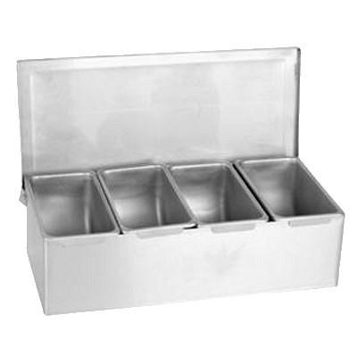 Thunder Group SSCD004 Bar 4-Compartment Condiment Dispenser