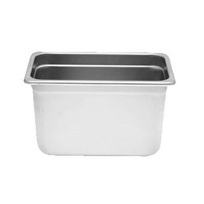 Thunder Group STPA3146 Quarter Size, 6" Deep, 24 Gauge, Anti-Jam Pan