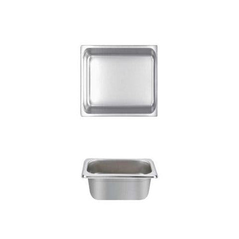 Thunder Group STPA9162 Sixth Size, 2.5" Deep Steam Table Pan
