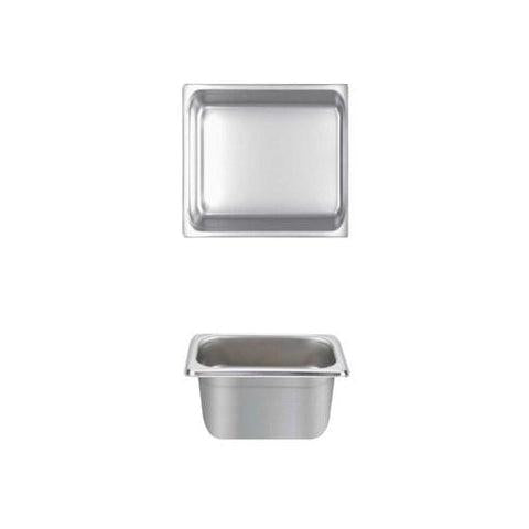Thunder Group STPA9164 Sixth Size, 4" Deep Steam Table Pan