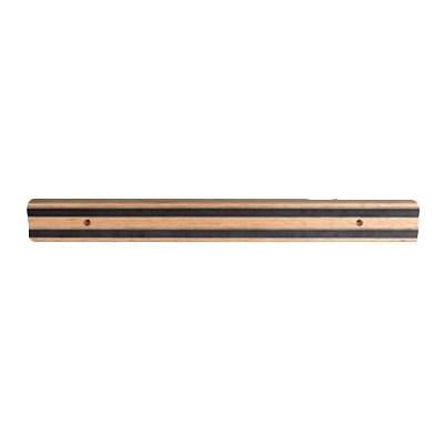 Thunder Group WDGB012 Magnetic Bar, 12"L, Wooden Base