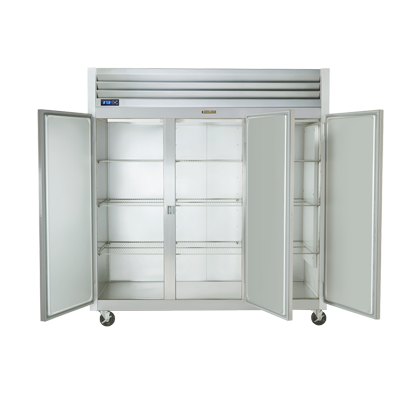 Traulsen G30010-032 Refrigerador de tres secciones, elección del distribuidor, 69,1 pies cúbicos. pie