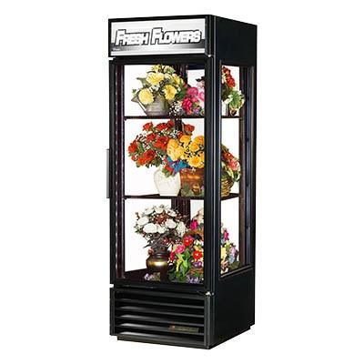 True G4SM-23FC-HC~TSL01 Expositor floral refrigerado de una sección con puerta batiente