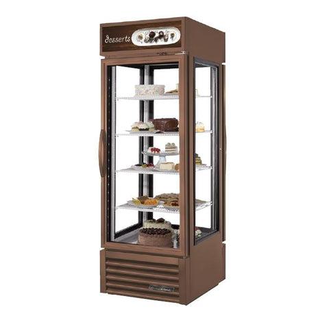 True G4SM-23PT-HC~TSL01 One Section, Refrigerated Pass-thru Merchandiser Bakery Case