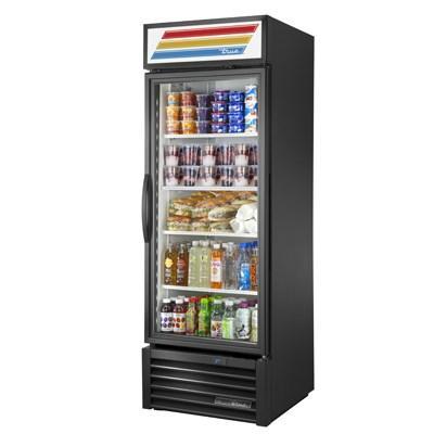 True GDM-23-HST-HC~TSL01 Exhibidor refrigerado de una sección con cuatro estantes