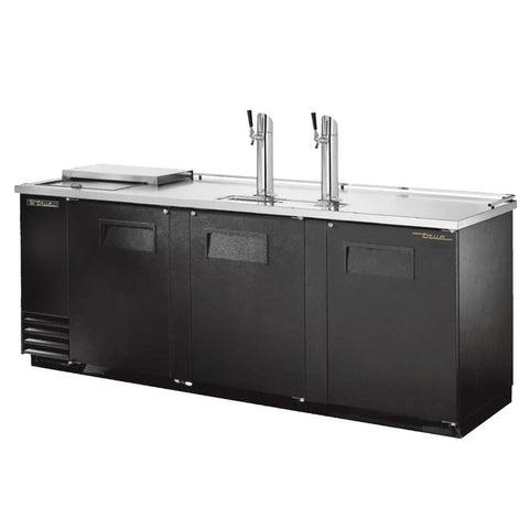 True TDD-4CT-HC Sistema de cerveza de barril de 90" con capacidad para 4 barriles - 2 columnas, negro, 115v