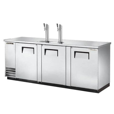 90" Draft Beer System with 4 Keg Capacity - 2 Columns, Stainless