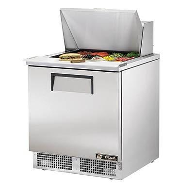 Mesa de preparación de ensaladas/sándwiches de una sección con base refrigerada, 115 V