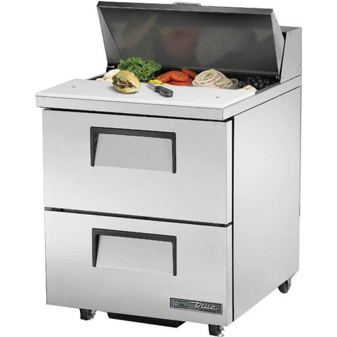 True TSSU-27-08D-2-ADA-HC 27" Sandwich/Salad Prep Table with Refrigerated Base, 115v