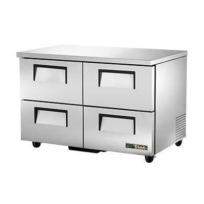 True TUC-48D-4-HC 12 Cu Ft Undercounter Refrigerator with 2 Sections & 4 Drawers, 115v
