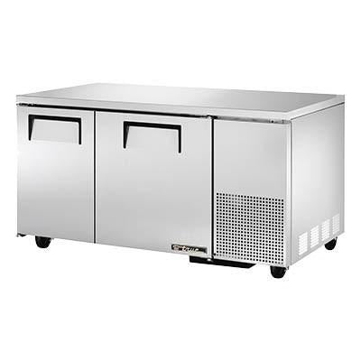 True TUC-60-32-HC Refrigerador bajo encimera de 15,5 pies cúbicos con 2 secciones y 2 puertas, 115 V