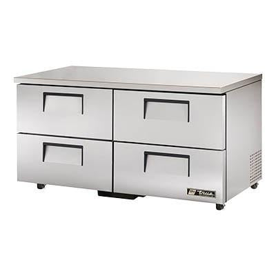 True TUC-60D-4-ADA-HC 15.5 Cu Ft Undercounter Refrigerator with 2 Sections & 4 Drawers, 115v