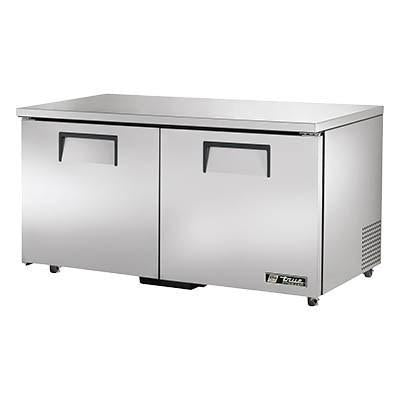 True TUC-60F-ADA-HC 15.5 Cu Ft Undercounter Freezer with 2 Sections & 2 Doors, 115v