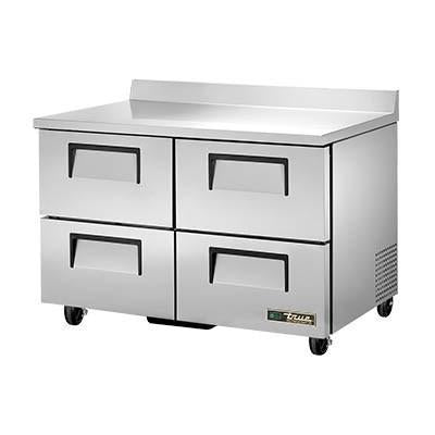 Refrigerador de encimera de 48" con 2 secciones y 4 cajones, 115v