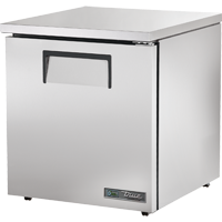 Low Profile Undercounter Refrigerator, 33-38° F, One Section