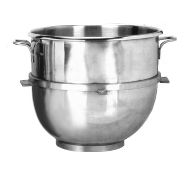 Tazón mezclador Uniworld UM80B, 80 cuartos, construcción de acero inoxidable, compatible con Hobart