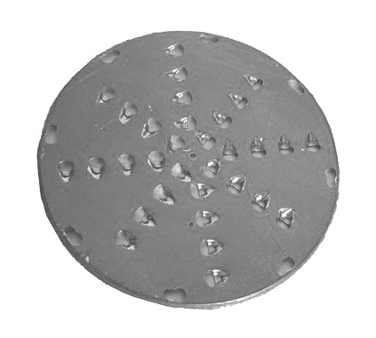 Disco triturador Uniworld UVS9120, orificios de 1/2"