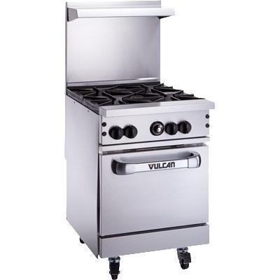 Vulcan 24S-4B Endurance 24" 4 Burner Gas Range, 1 Standard Oven