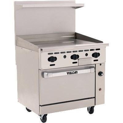 Vulcan 36C-36G Endurance 36" Gas Range, 1 Convection Oven and 36" Manual Griddle