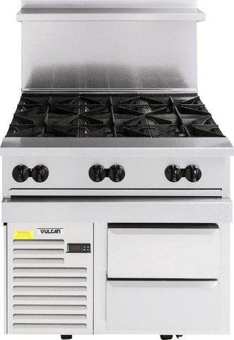 Vulcan 36R-36GT Endurance 36" Gas Range with Thermorstatic Griddle and Standard Oven