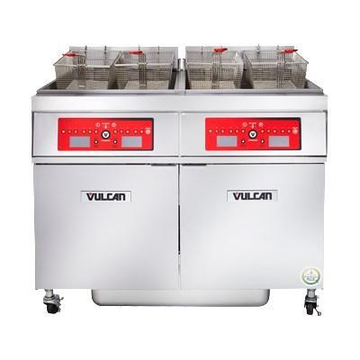 Vulcan 4ER50AF Sistema de freidora eléctrica de 4 unidades, 50 lb. Capacidad por tina, NSF