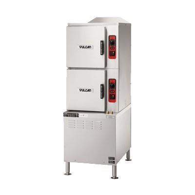 Vulcan C24ET10 (10) Pan Electric Convection Steamer on Cabinet Base, 208v/3ph