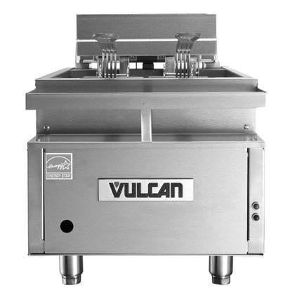 Freidora eléctrica de encimera Vulcan CEF40, 40 lb. Capacidad 17 kW, NSF