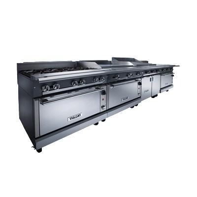 Vulcan V2B12 12" Heavy Duty Range, Modular Base, 2 Burners