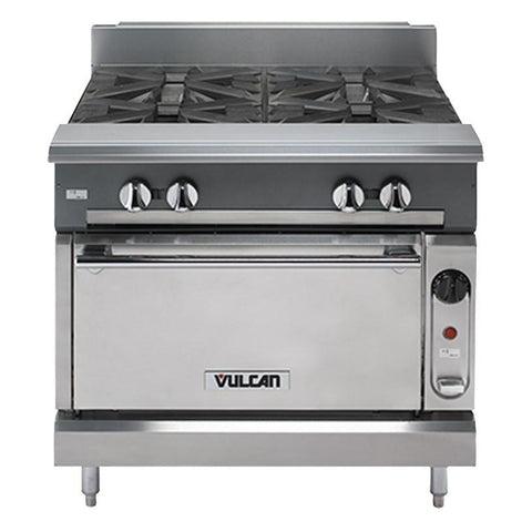 Vulcan V2B18 Heavy Duty Range, 18"W, Modular Base, 2 Burners