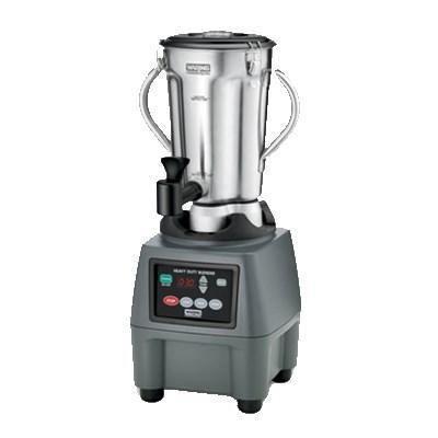 Waring CB15TSF Stainless Steel Food Blender, 1 Gallon, with Timer and Spigot, 3-3/4 HP