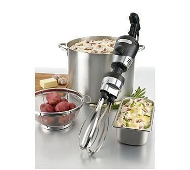 Waring WSBPPW, Big Stix® Whisk, 10" stainless steel removable whisk, 1HP, 120v